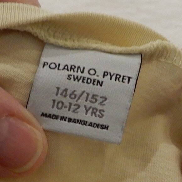 Polarn O Pyret Girl's Organic Cotton Tee - Picture 3 of 4